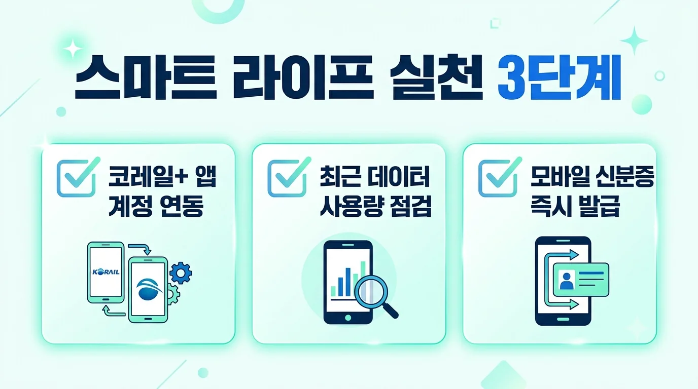 2026 하반기 스마트 라이프 실천 3단계 체크리스트 카드