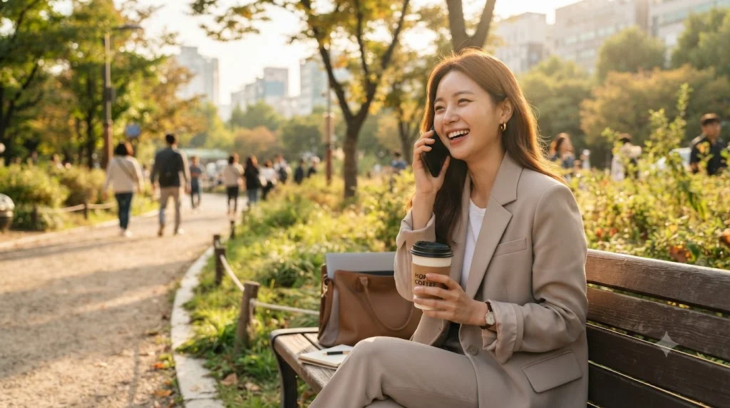 사생활 노출 걱정 없이 편안하게 메신저를 활용하며 워라밸을 지키는 일상