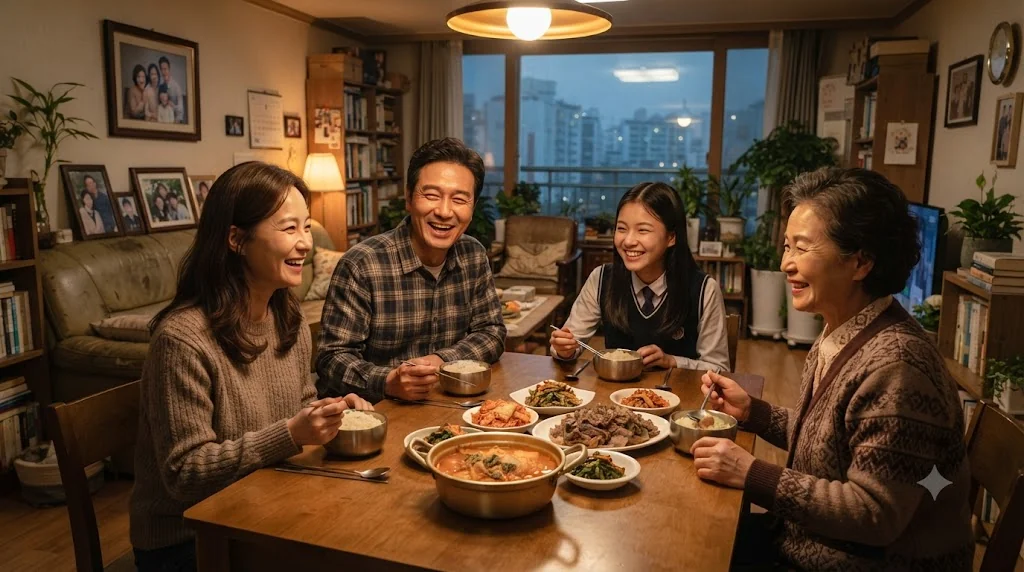 정부 긴급 생계지원으로 위기를 극복하고 안정을 되찾은 가족의 따뜻한 일상