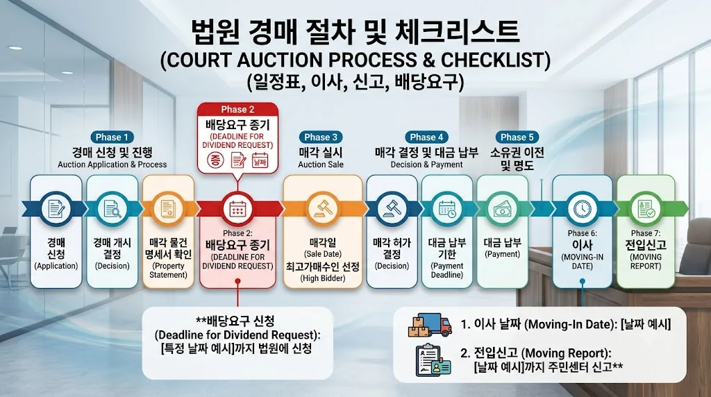 소액임차인 대항요건 및 배당요구종기일 체크리스트